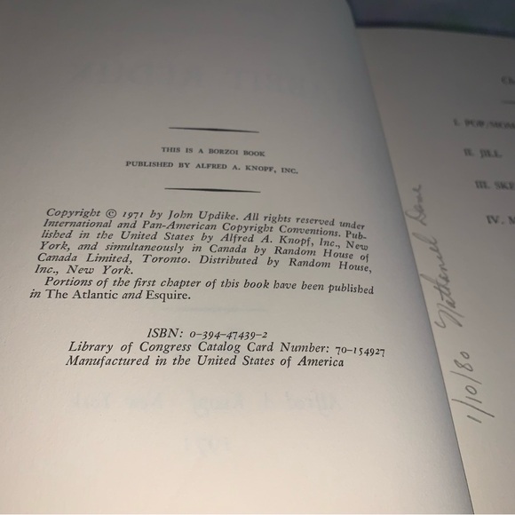 John Updike Book Lot Rabbit Redux Rabbit At Rest Rabbit Is Rich Marry Me - Picture 14 of 14